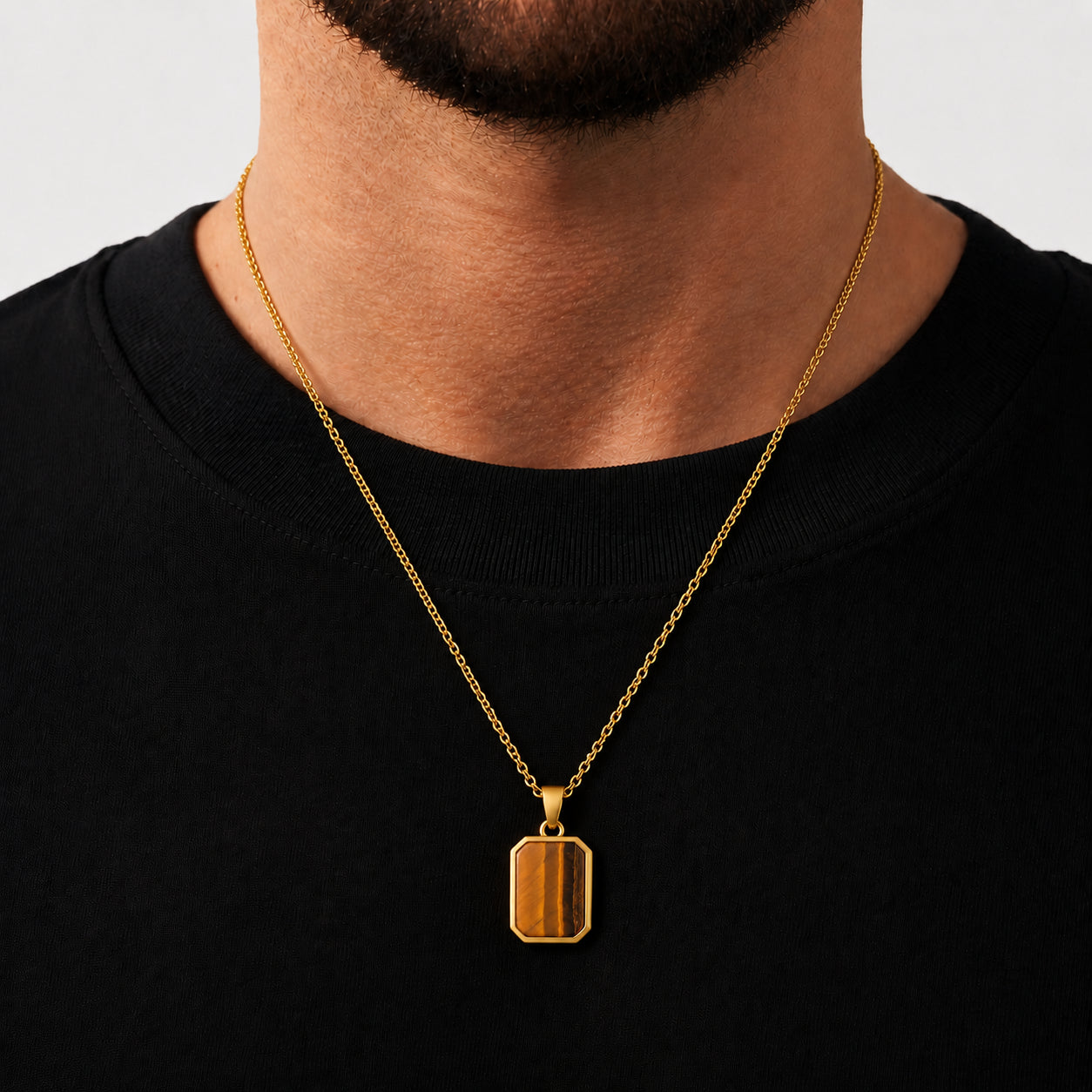 ORANGE LUCKY STONE (GOLD)