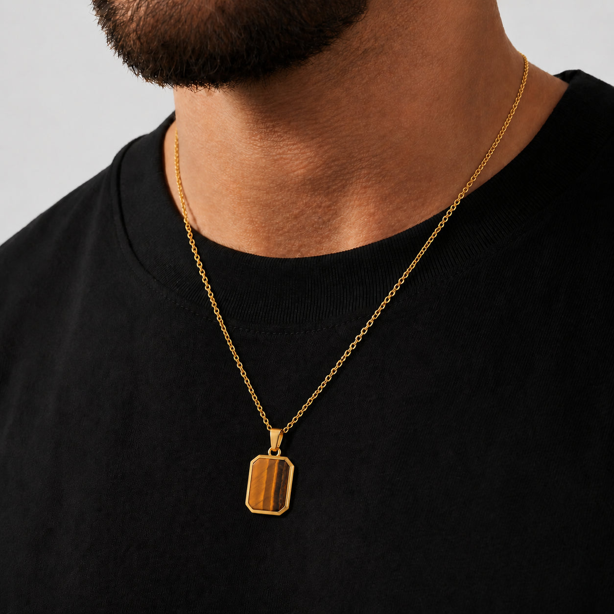 ORANGE LUCKY STONE (GOLD)