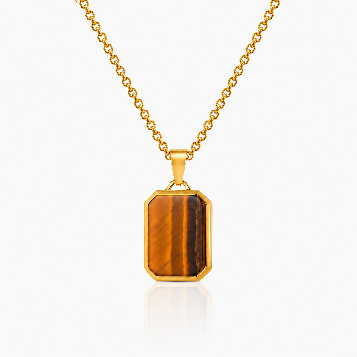 ORANGE LUCKY STONE (GOLD)